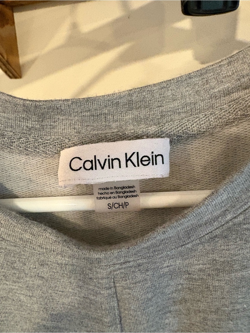 Calvin Klein Gray Crewneck Tshirt Dress